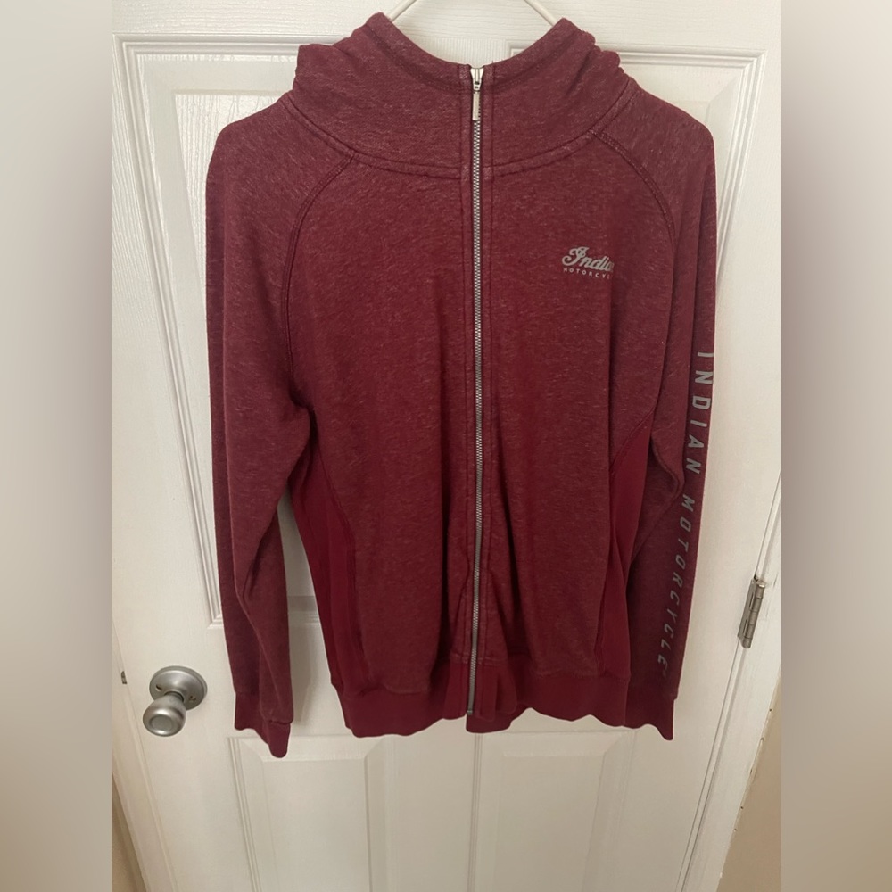Women’s Indian Motorcycle zip up sweatshirt